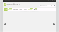 Desktop Screenshot of lampspecialisten.se